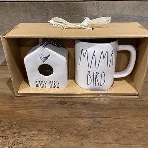 Mama bird & baby bird set